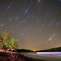 Light Trails At Cricket Creek Marina